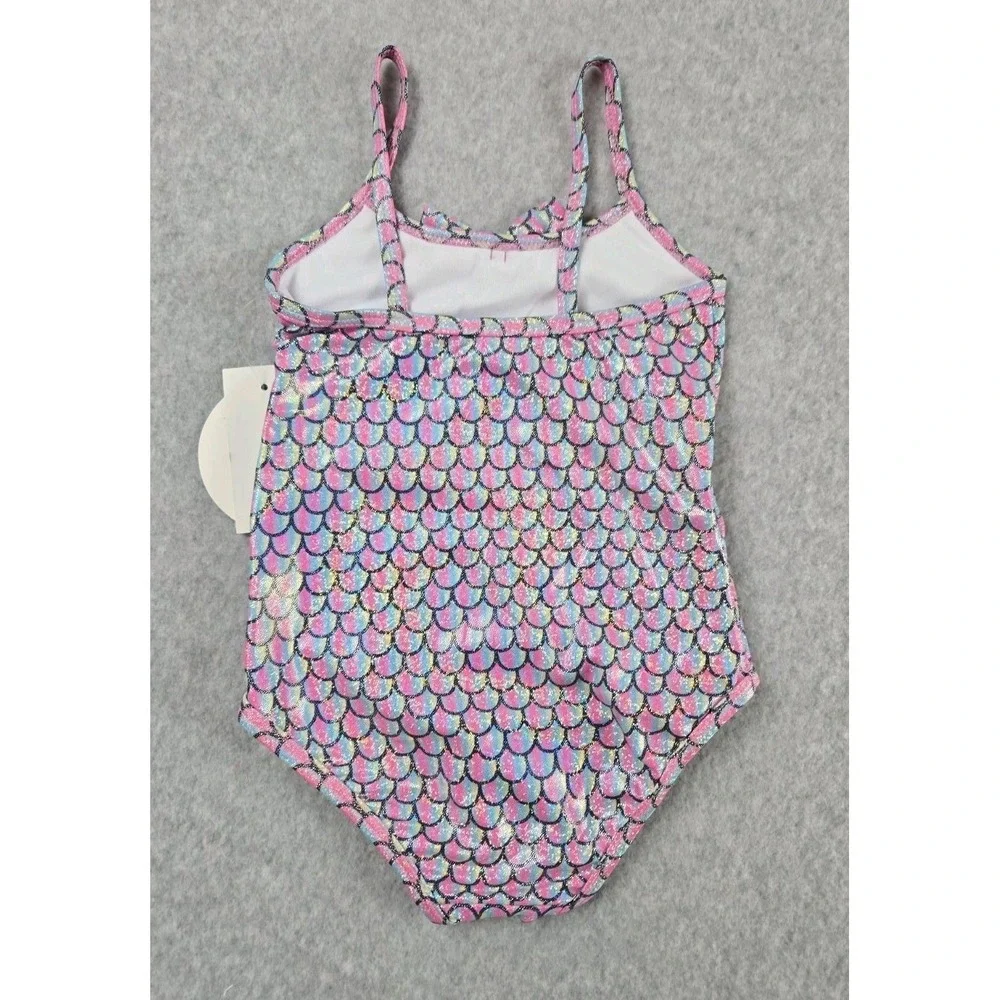 Koala Kids Girls‎ 18-24 Months 1 Piece Bathing Suit Swimming Mermaid Print NEW
